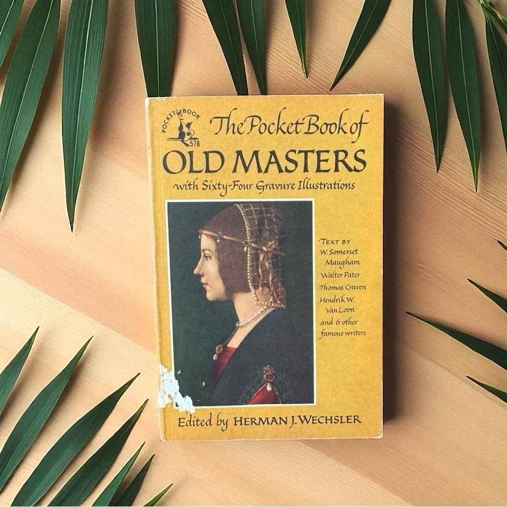 Vintage 1949 The Pocket Book of Old Masters – 64 Gravure Illustrations